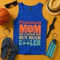 Pickleball Mom Like A Regular Mom Cool Funny Pickleball Gift Tank Top thumb 4