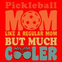 Pickleball Mom Like A Regular Mom Cool Funny Pickleball Gift Santa Hat thumb 1