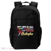 Phlebotomy My Life Is Rainbows Butterflies Phlebotomist Backpack thumb 0