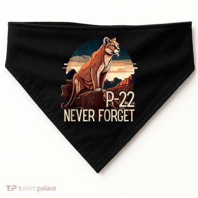 P22 Mountain Lion Never Forget P22 USA-Made Doggie Bandana