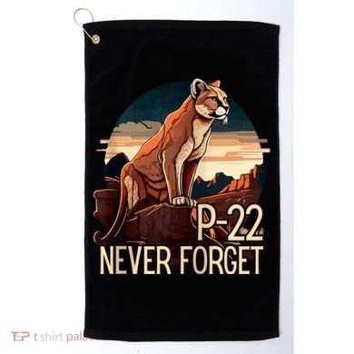 P22 Mountain Lion Never Forget P22 Golf Towel