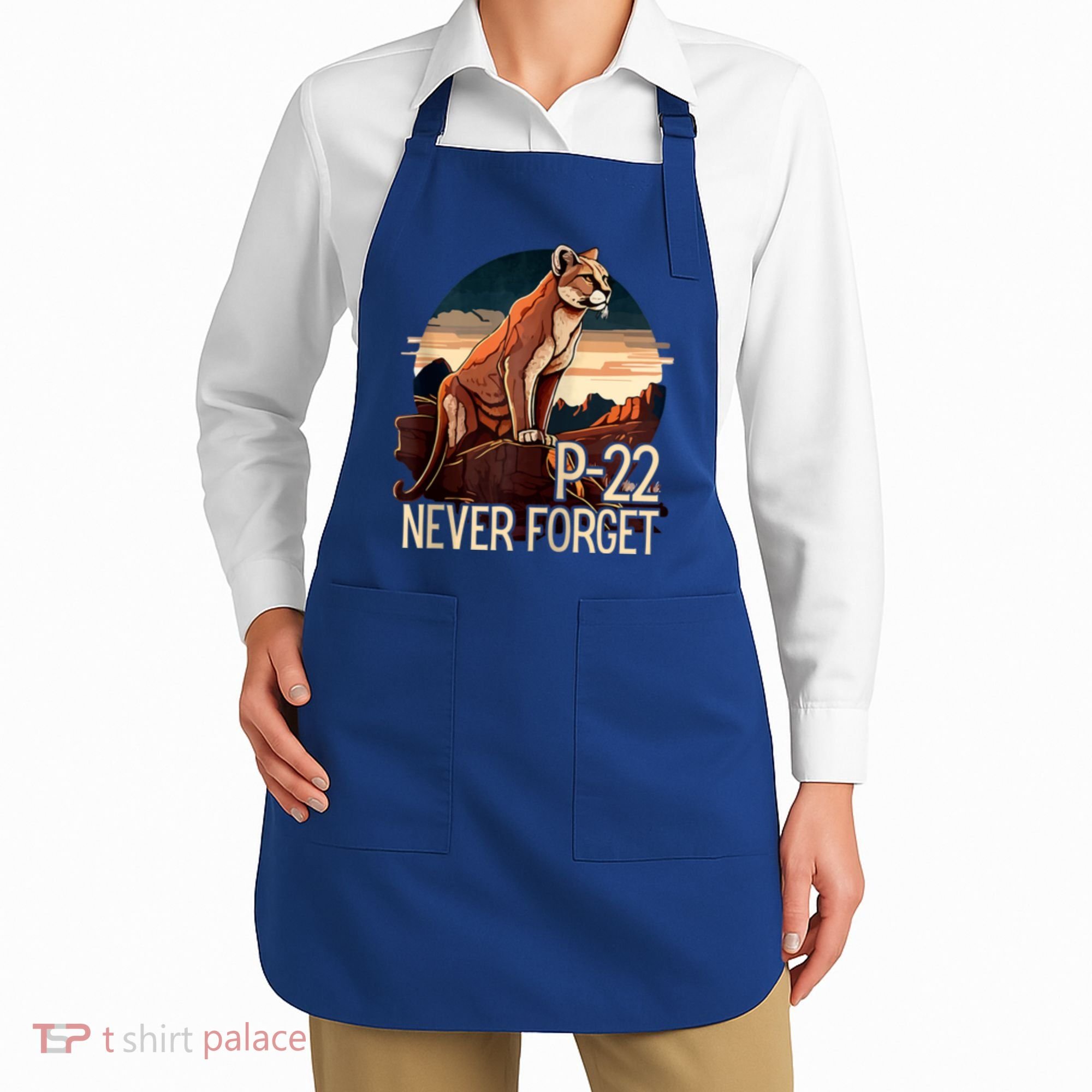 P22 Mountain Lion Never Forget P22 Apron