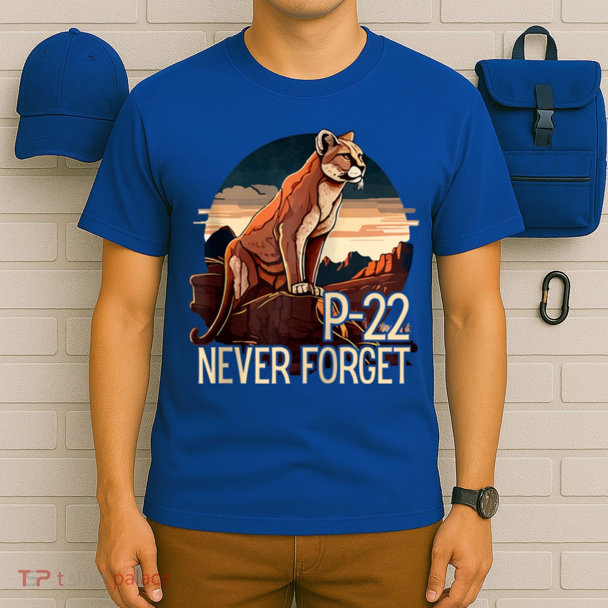 P22 Mountain Lion Never Forget P22 T-Shirt