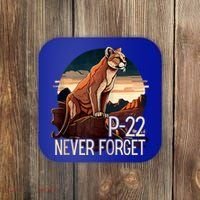 P22 Mountain Lion Never Forget P22 Coaster thumb 0