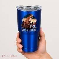 P22 Mountain Lion Never Forget P22 Tumbler thumb 2