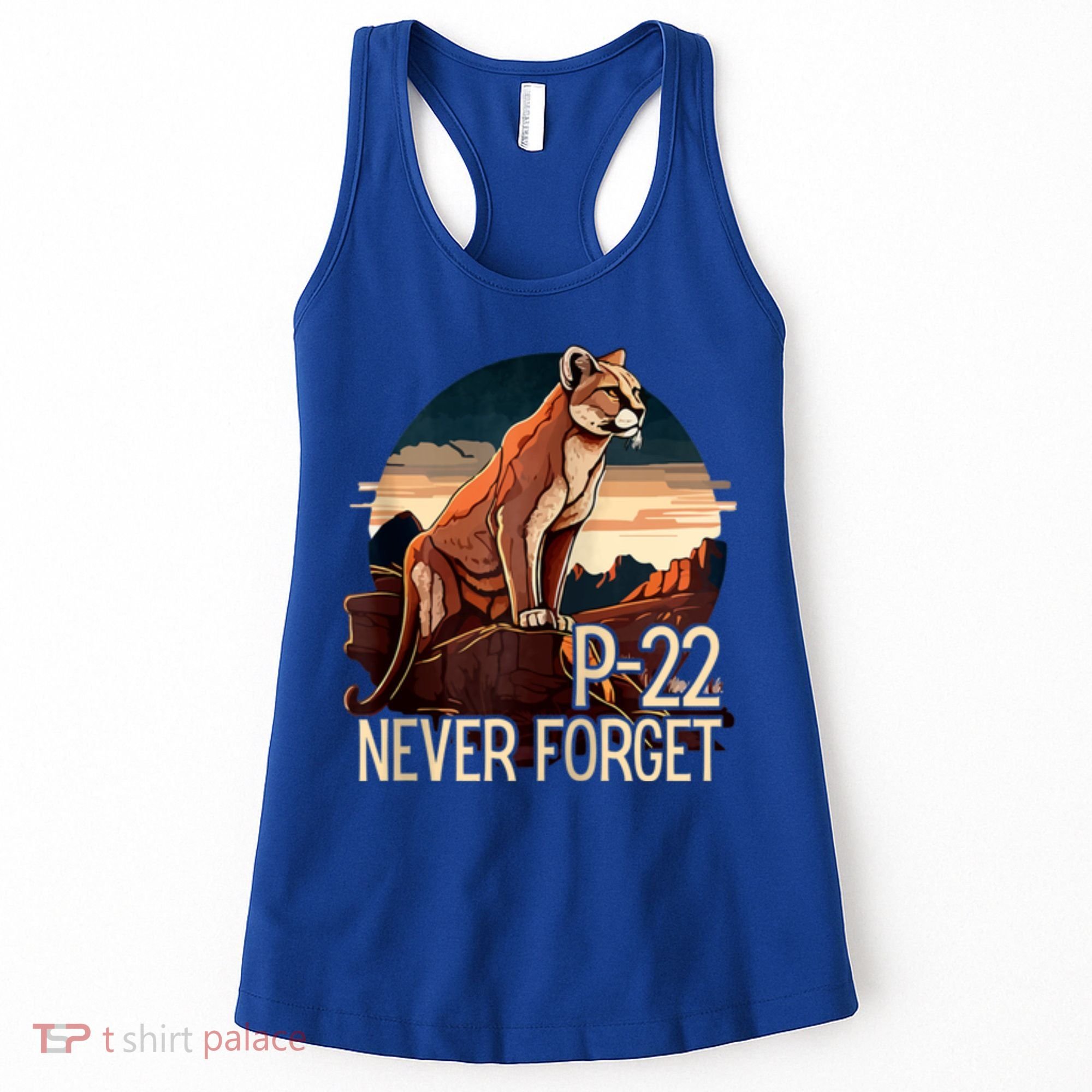 P22 Mountain Lion Never Forget P22 Women's Tank Top