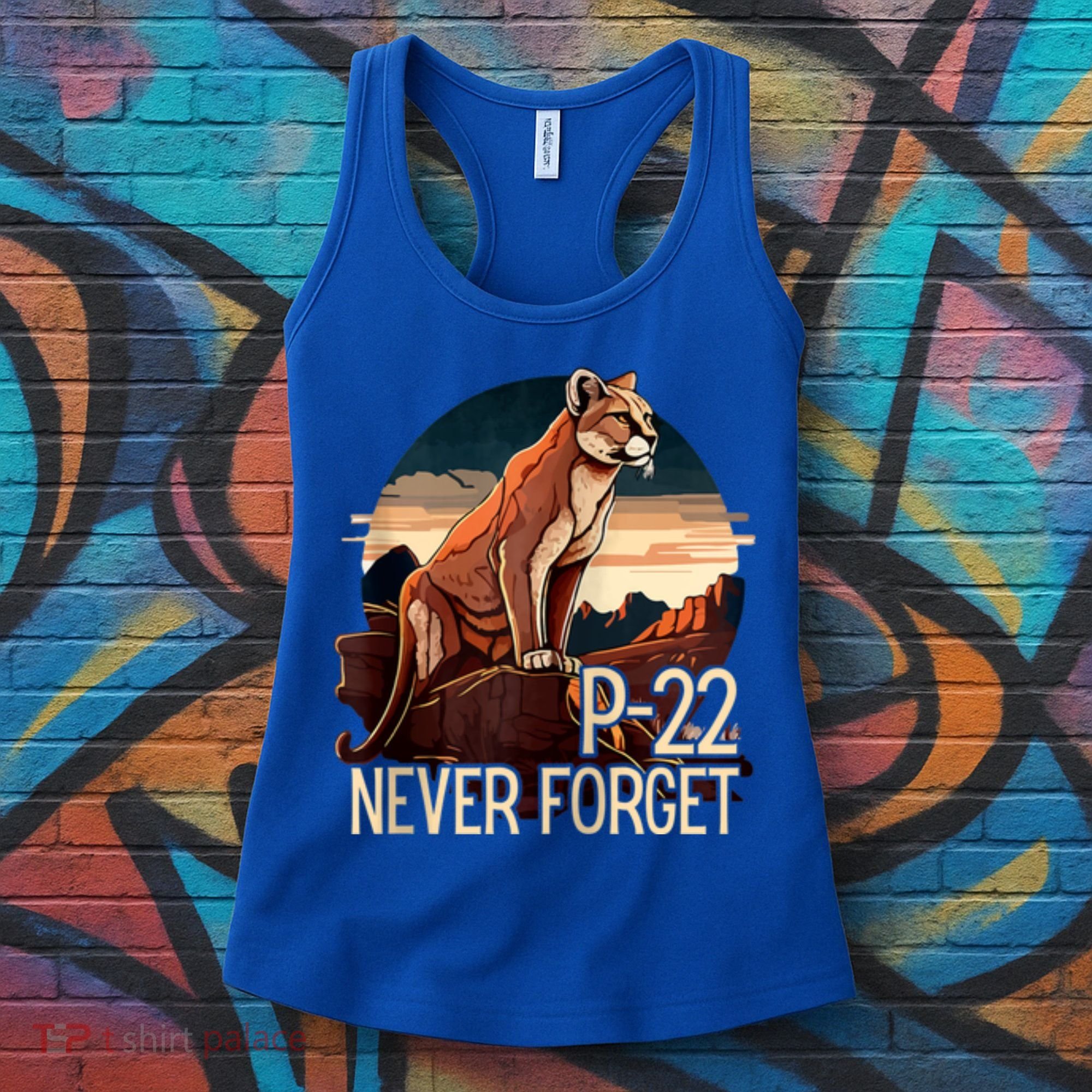 P22 Mountain Lion Never Forget P22 Women's Tank Top