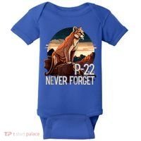 P22 Mountain Lion Never Forget P22 Baby Bodysuit thumb 0
