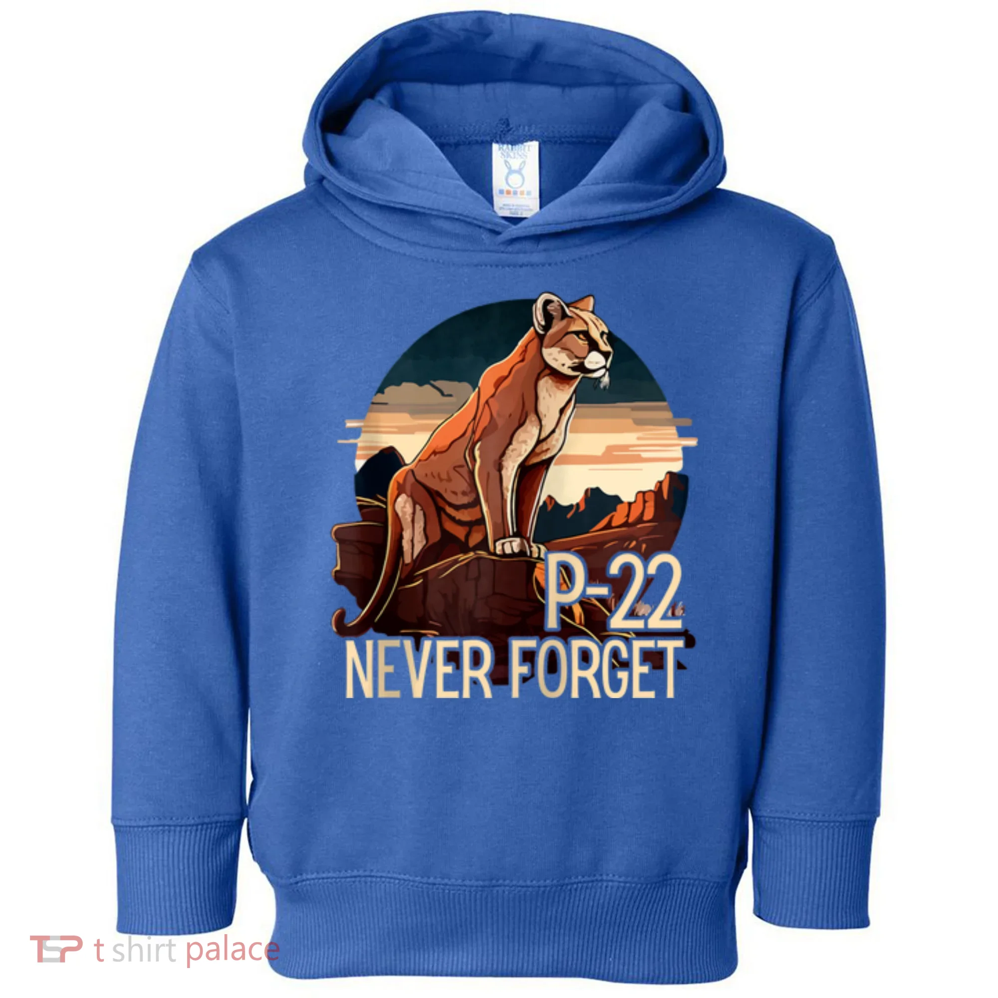 P22 Mountain Lion Never Forget P22 Toddler Hoodie