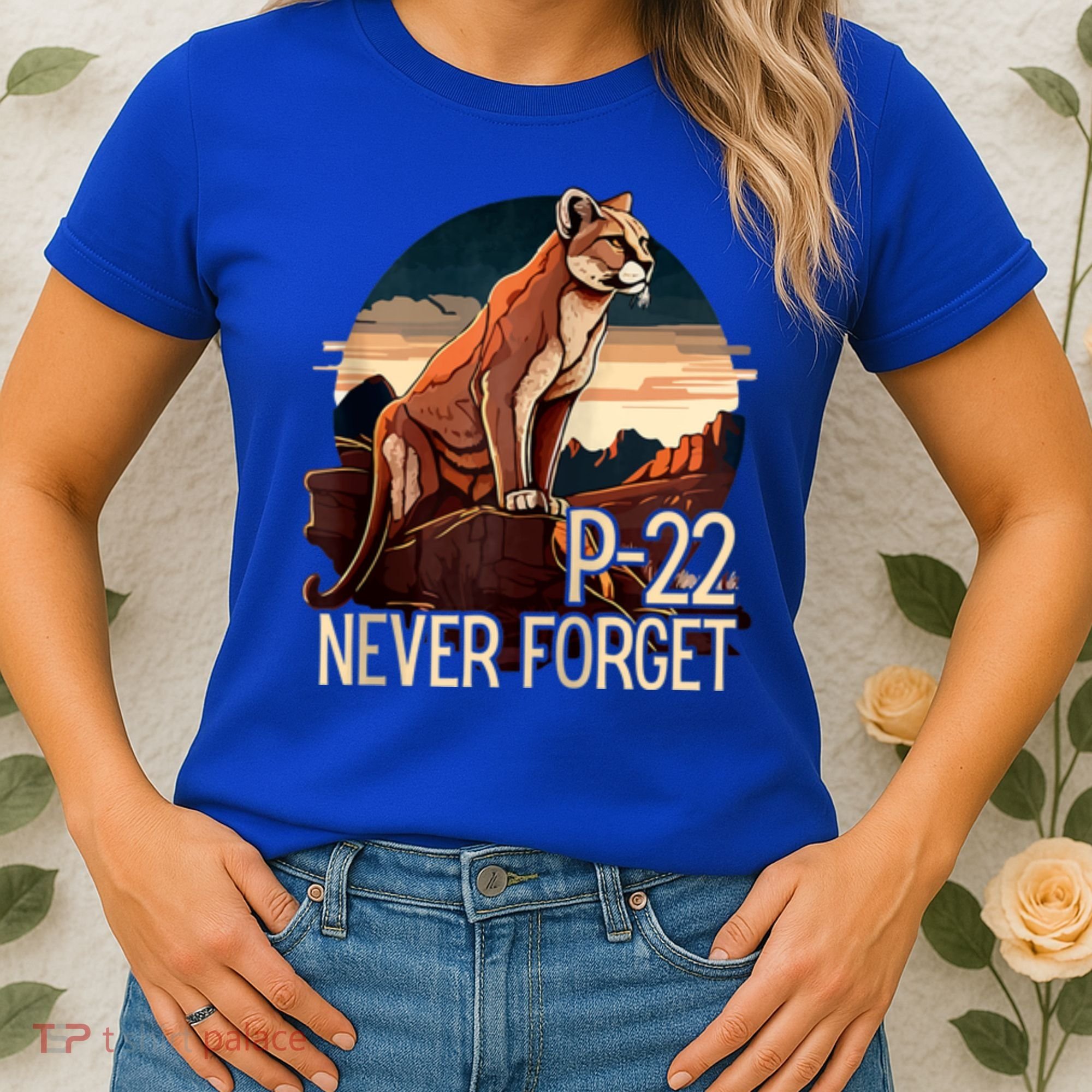 P22 Mountain Lion Never Forget P22 Women's T-Shirt