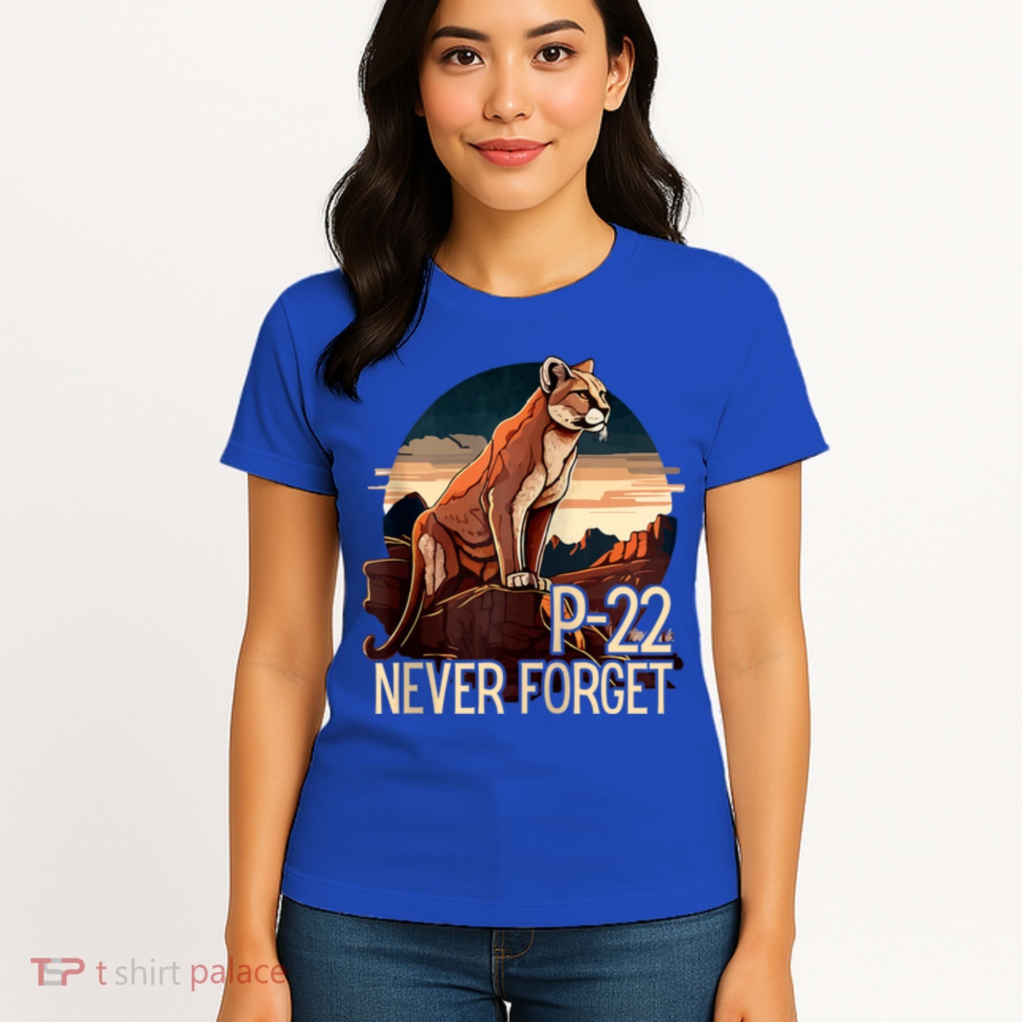 P22 Mountain Lion Never Forget P22 Women's T-Shirt