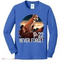 P22 Mountain Lion Never Forget P22 Kids Long Sleeve Shirt thumb 0