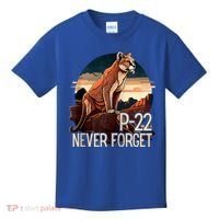P22 Mountain Lion Never Forget P22 Kids T-Shirt thumb 0