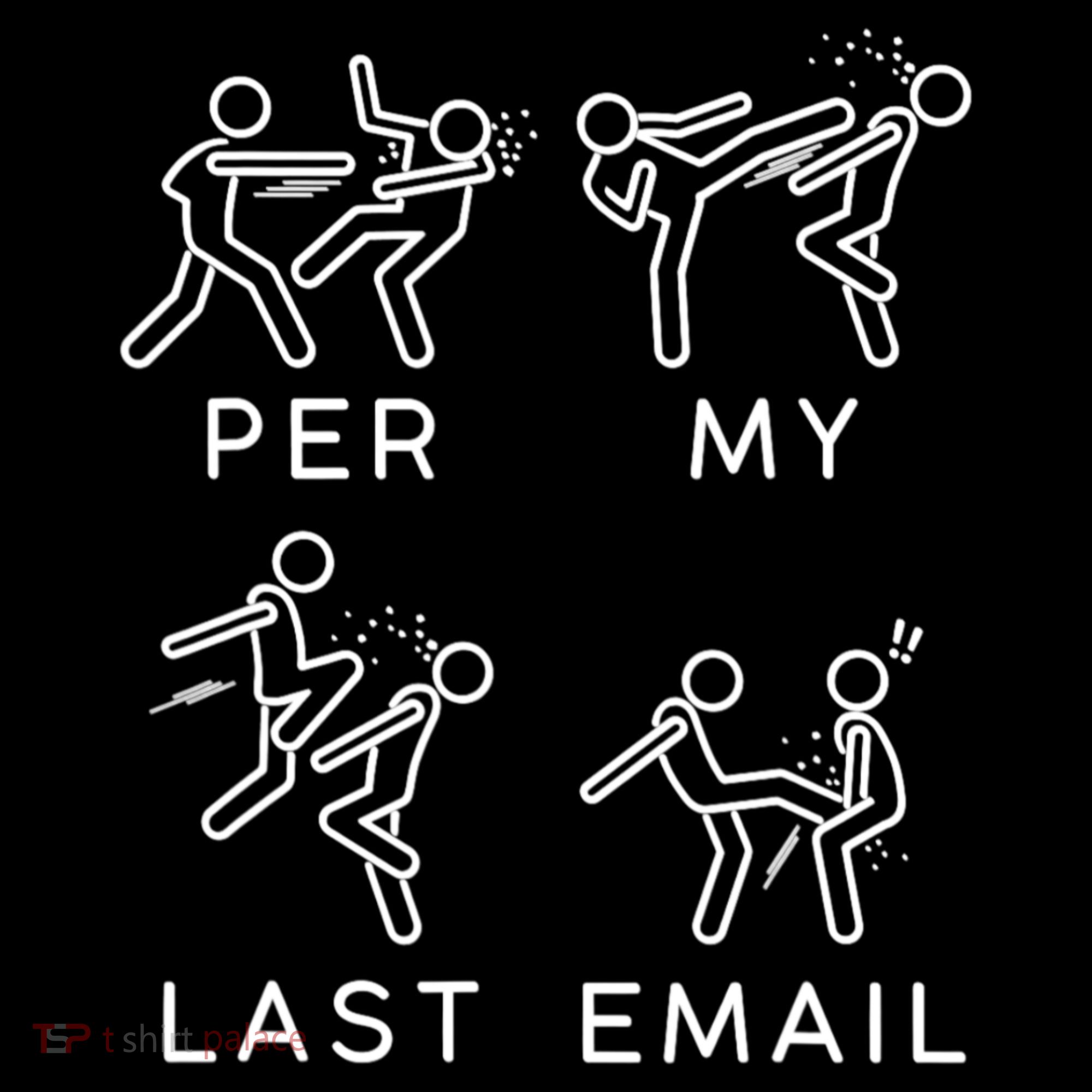 Per My Last Email Funny Sarcastic Doggie Tank