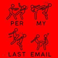 Per My Last Email Funny Sarcastic Santa Hat thumb 1
