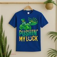 Pushing My Luck Funny Wheel Loader St Paddy’S Day Meaningful Gift T-Shirt thumb 2