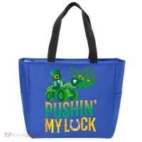 Pushing My Luck Funny Wheel Loader St Paddy’S Day Meaningful Gift Tote Bag thumb 0