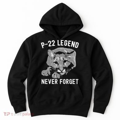 P-22 Mountain Lion Never Forget P-22 Exotic Animals Hoodie