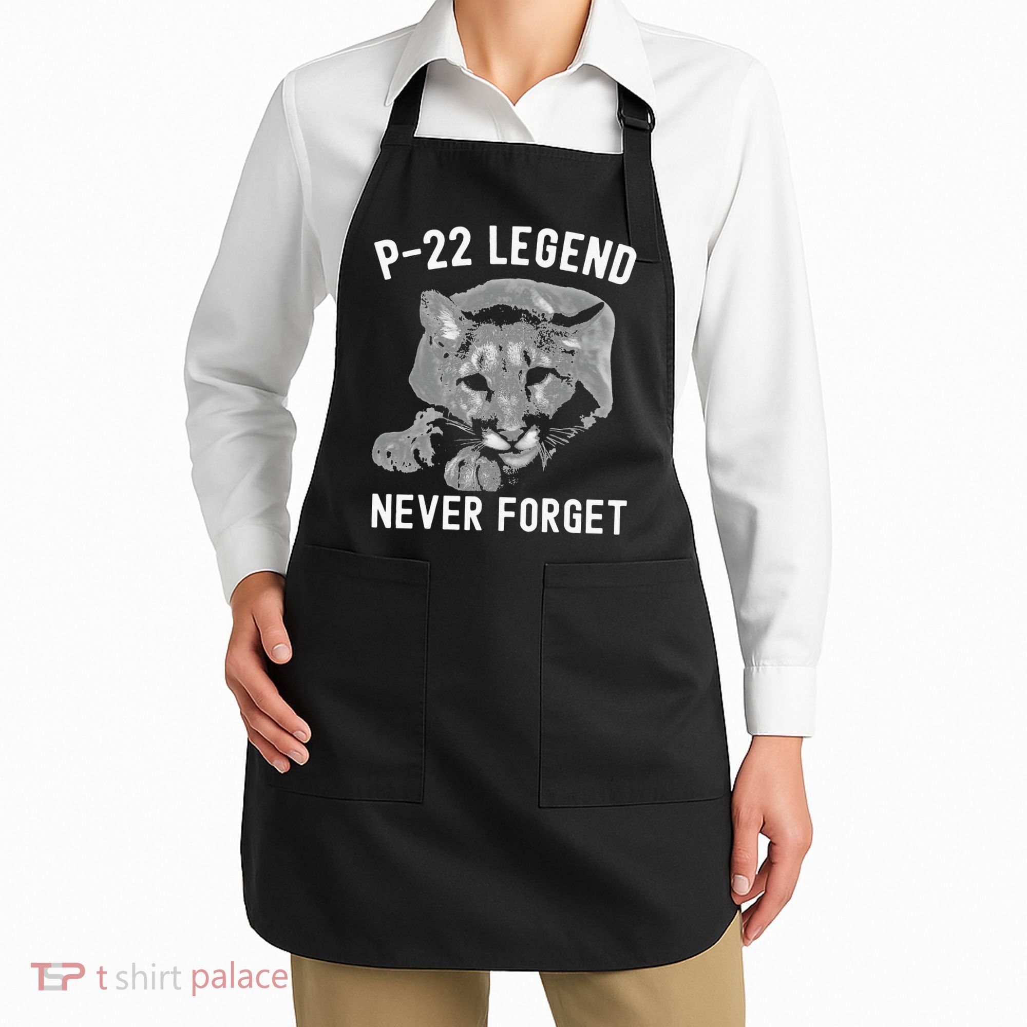 P-22 Mountain Lion Never Forget P-22 Exotic Animals Apron