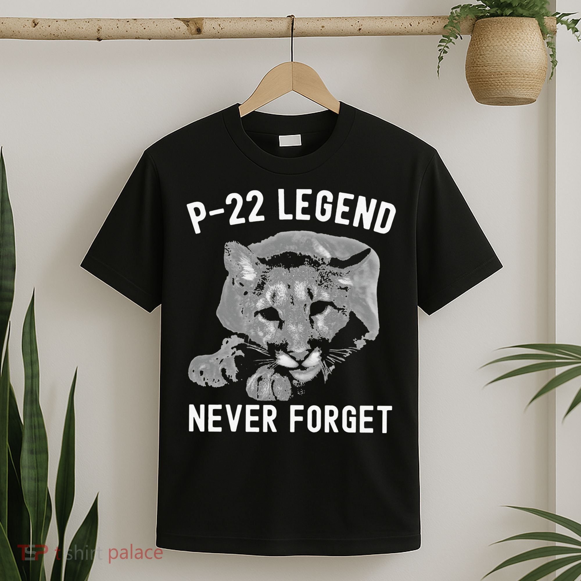 P-22 Mountain Lion Never Forget P-22 Exotic Animals T-Shirt