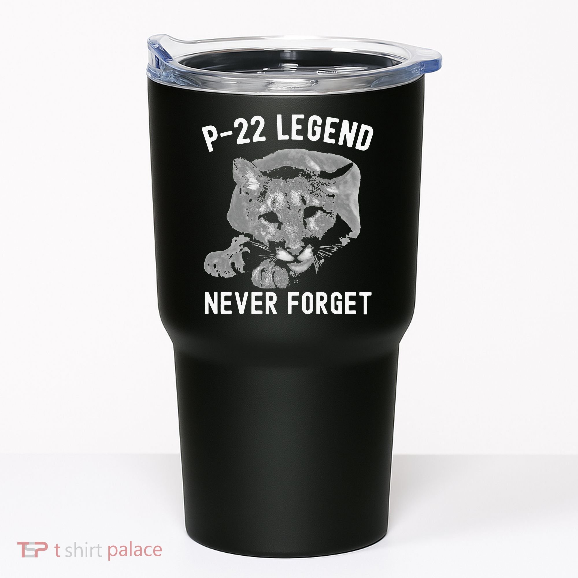 P-22 Mountain Lion Never Forget P-22 Exotic Animals Tumbler