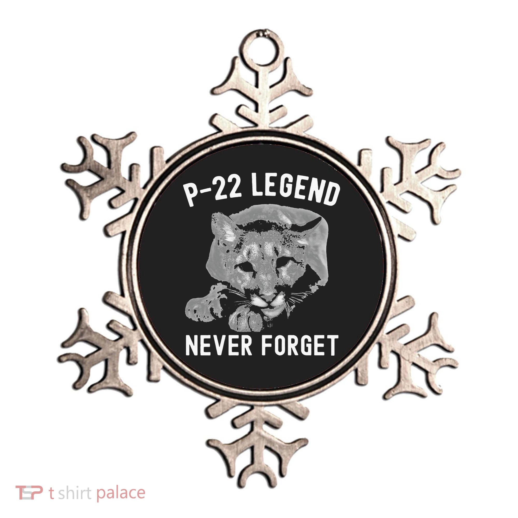 P-22 Mountain Lion Never Forget P-22 Exotic Animals Ornament