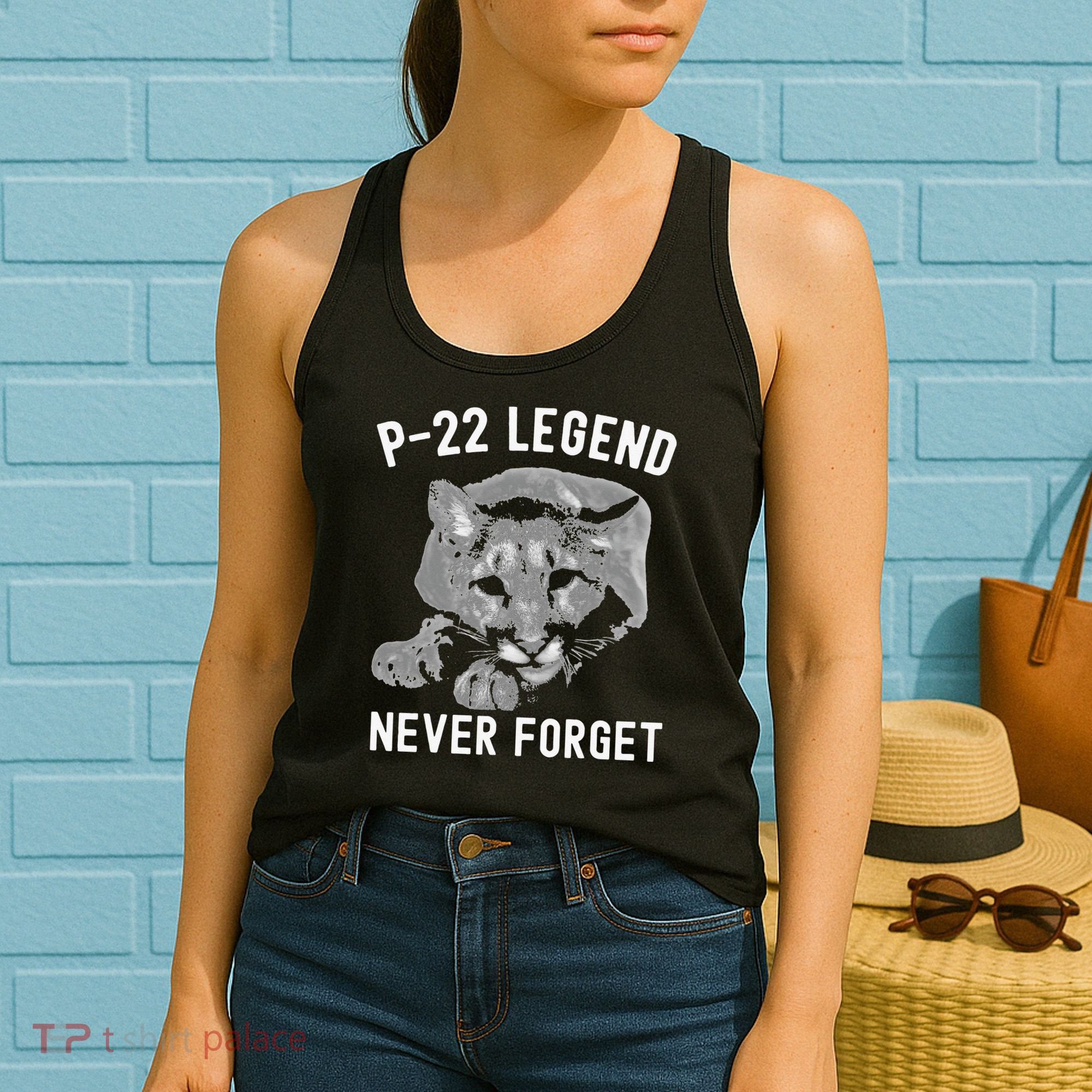 P-22 Mountain Lion Never Forget P-22 Exotic Animals Women's Tank Top