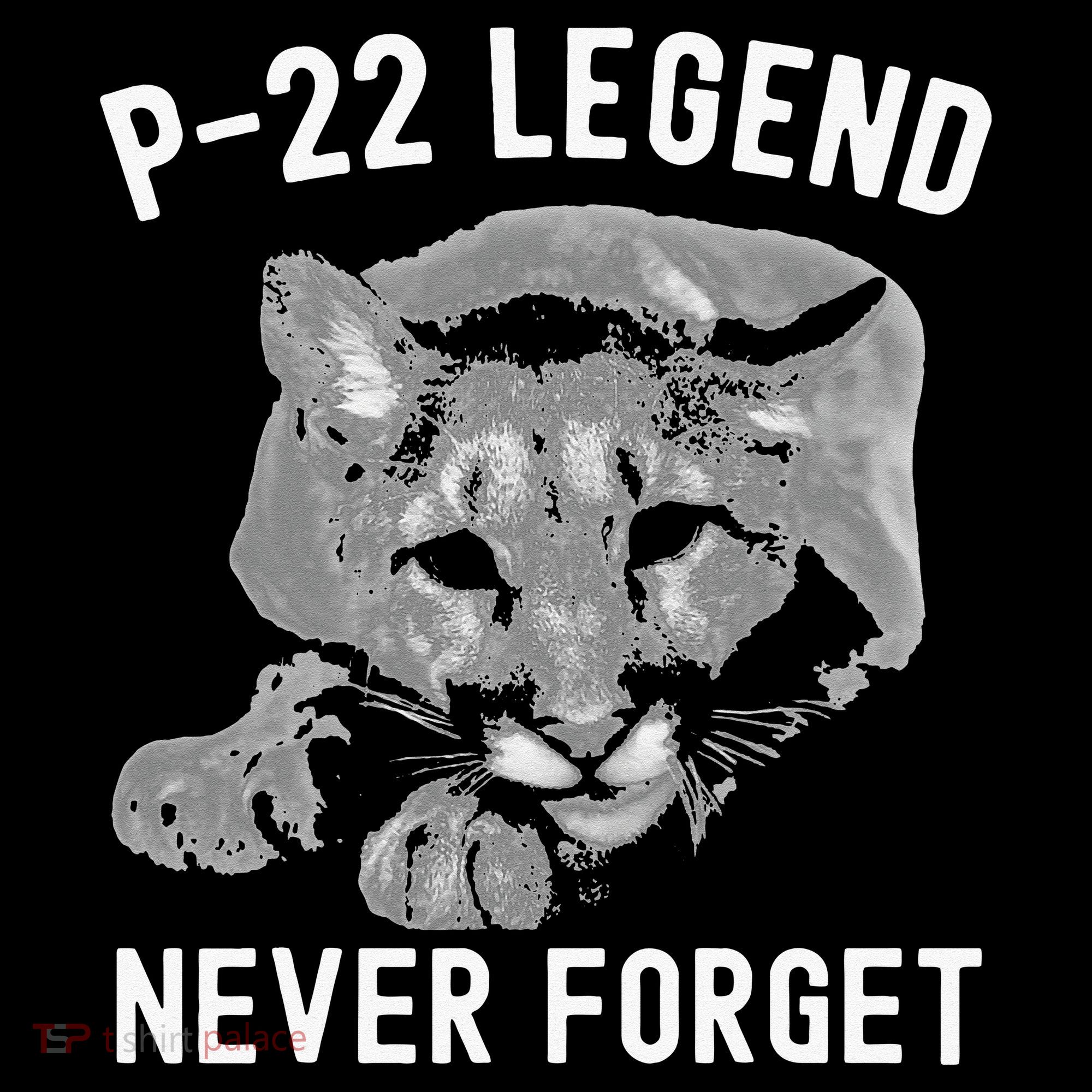 P-22 Mountain Lion Never Forget P-22 Exotic Animals Baby Bodysuit