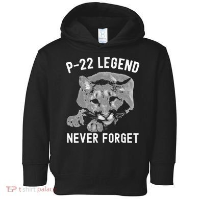 P-22 Mountain Lion Never Forget P-22 Exotic Animals Toddler Hoodie