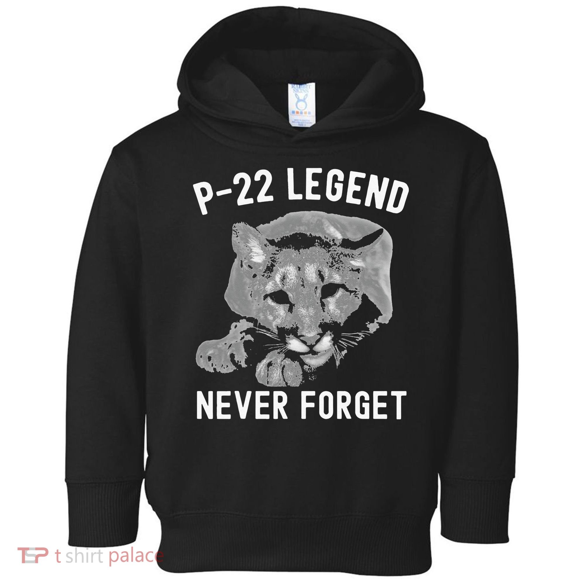 P-22 Mountain Lion Never Forget P-22 Exotic Animals Toddler Hoodie