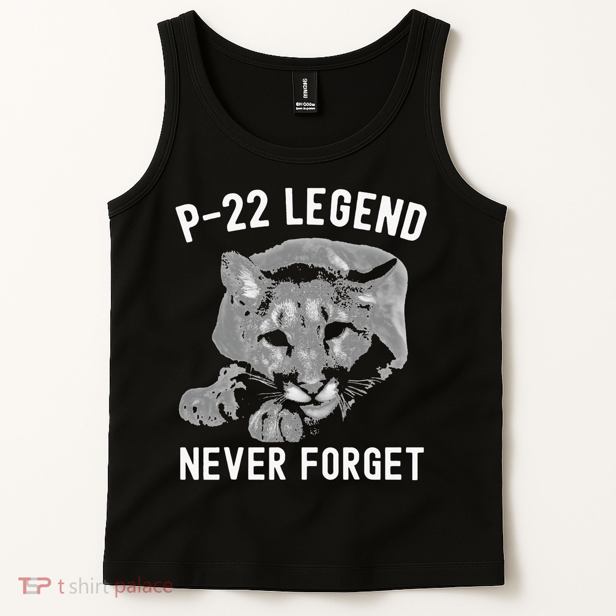 P-22 Mountain Lion Never Forget P-22 Exotic Animals Tank Top