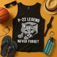 P-22 Mountain Lion Never Forget P-22 Exotic Animals Tank Top thumb 4