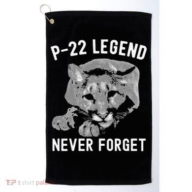 P-22 Mountain Lion Never Forget P-22 Exotic Animals Golf Towel