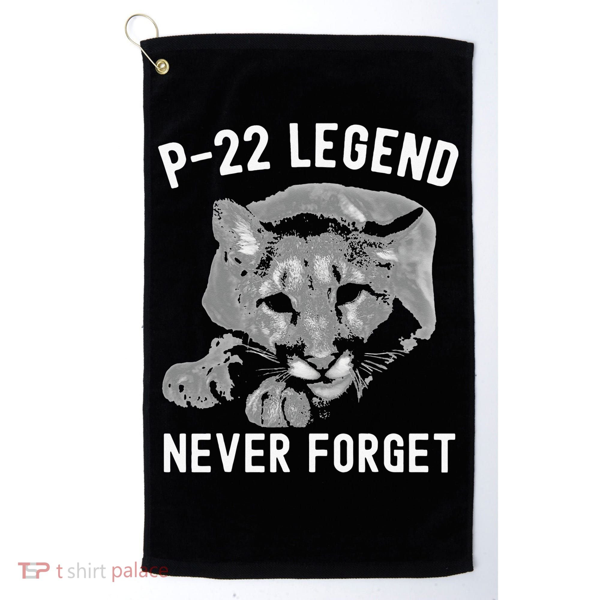 P-22 Mountain Lion Never Forget P-22 Exotic Animals Golf Towel
