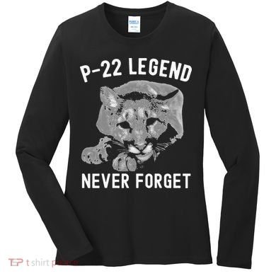 P-22 Mountain Lion Never Forget P-22 Exotic Animals Women's Long Sleeve Shirt