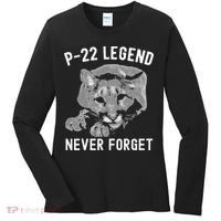 P-22 Mountain Lion Never Forget P-22 Exotic Animals Women's Long Sleeve Shirt thumb 0