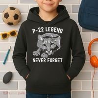 P-22 Mountain Lion Never Forget P-22 Exotic Animals Kids Hoodie thumb 2