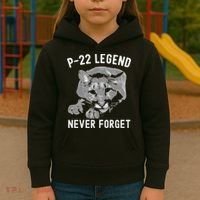P-22 Mountain Lion Never Forget P-22 Exotic Animals Kids Hoodie thumb 3