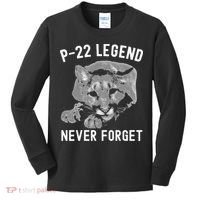 P-22 Mountain Lion Never Forget P-22 Exotic Animals Kids Long Sleeve Shirt thumb 0