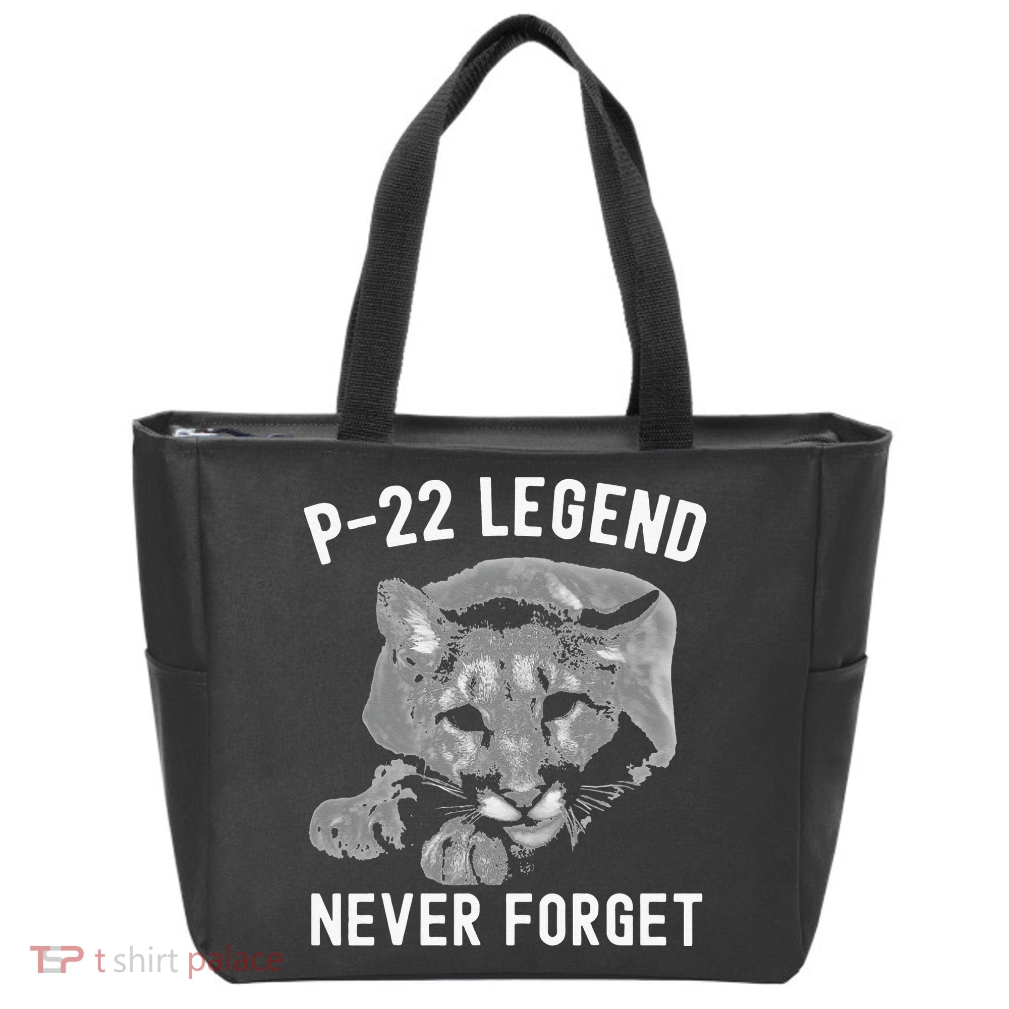 P-22 Mountain Lion Never Forget P-22 Exotic Animals Tote Bag
