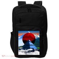 Pyramid Mountain Landscape Art Impact Tech Backpack thumb 0