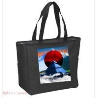 Pyramid Mountain Landscape Art Tote Bag thumb 2