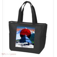 Pyramid Mountain Landscape Art Tote Bag thumb 3