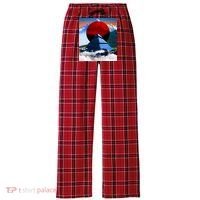 Pyramid Mountain Landscape Art Women's Flannel Plaid Pajama Pants thumb 0