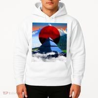 Pyramid Mountain Landscape Art Hoodie thumb 2