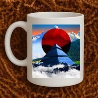 Pyramid Mountain Landscape Art Coffee Mug thumb 2