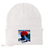Pyramid Mountain Landscape Art Beanie thumb 0