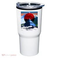 Pyramid Mountain Landscape Art Tumbler thumb 0