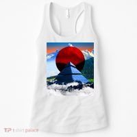 Pyramid Mountain Landscape Art Women's Tank Top thumb 0