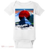 Pyramid Mountain Landscape Art Baby Bodysuit thumb 0